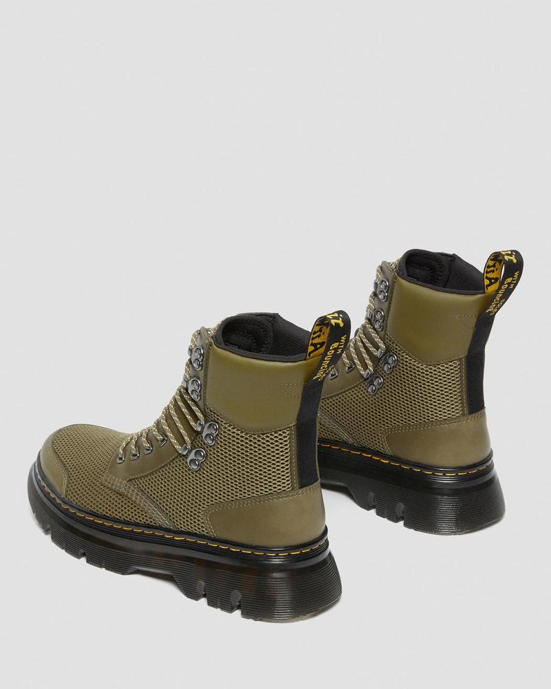 Olive / Skin Men's Dr Martens Tarik Toe Guard Utility Casual Boots | CA 468DFM